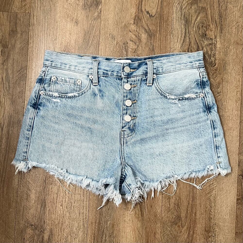 Pistola Women's Nova Relaxed High Rise Cut Off‎ Short en Adams Size 28 - Picture 4 of 12